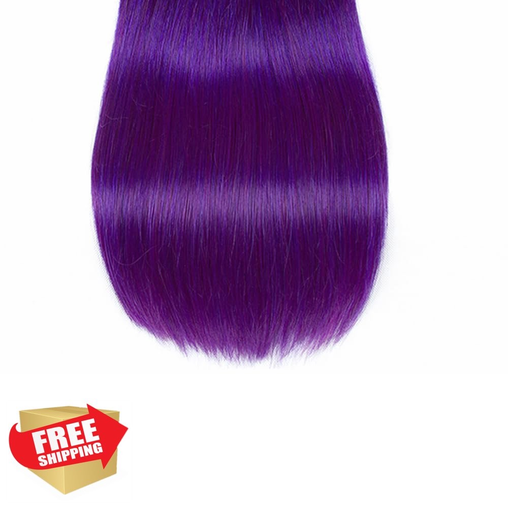 NecvDcvs Purple 22 26″ 3pk Straight Bundles