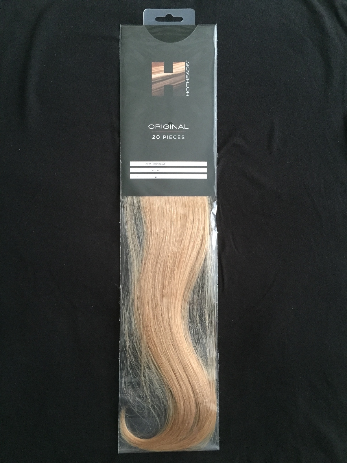 Hotheads Hair Extensions 22-24″ 100% Real Human Hair