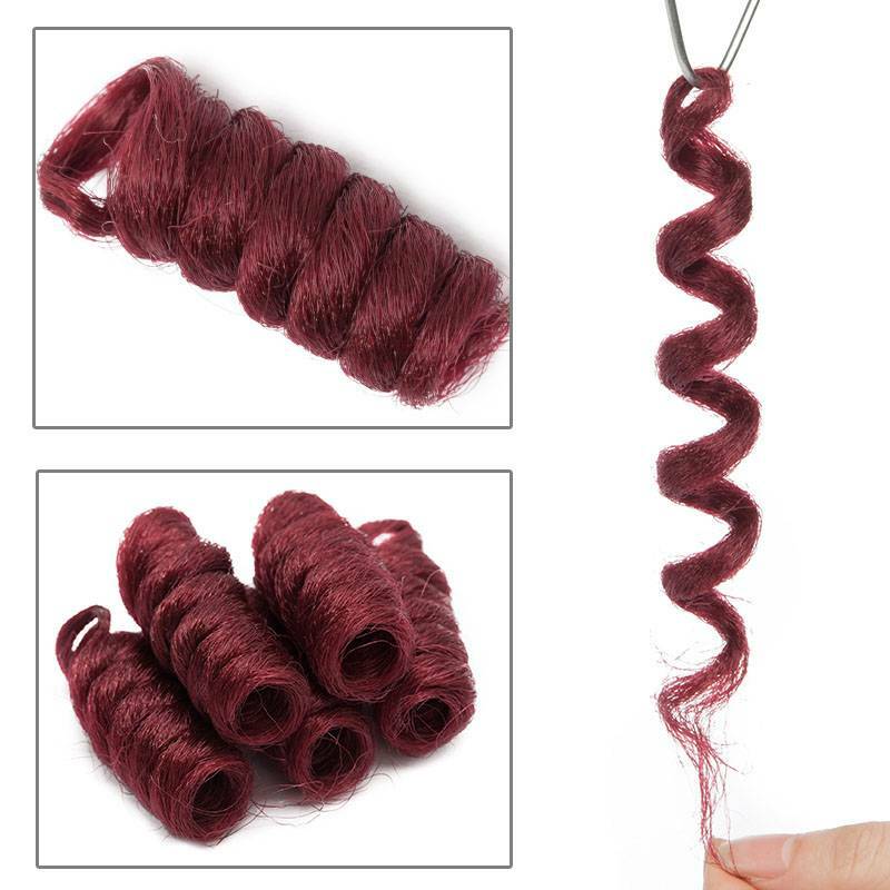 2″ Short Jamaican Bounce Loops Crochet Hair Extensions 20 Peices Spring Curly US