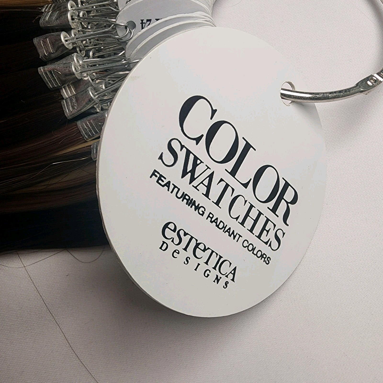 Estetica Designs Professional Swatch Ring Consultation Ring Hair Extensions