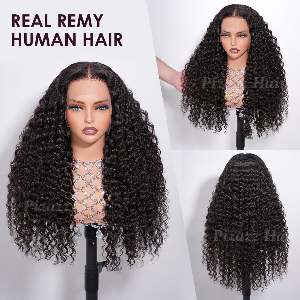13×4 HD Transparent Lace Front Wigs Human Hair Pre plucked Bleached Knots wit…