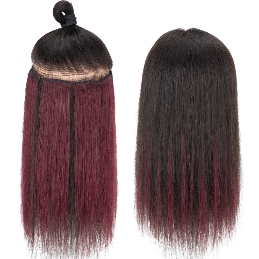 Clip in 100% Real Human Hair Extensions 6 Pieces 6Clips Short Thick Weft 10″-14″