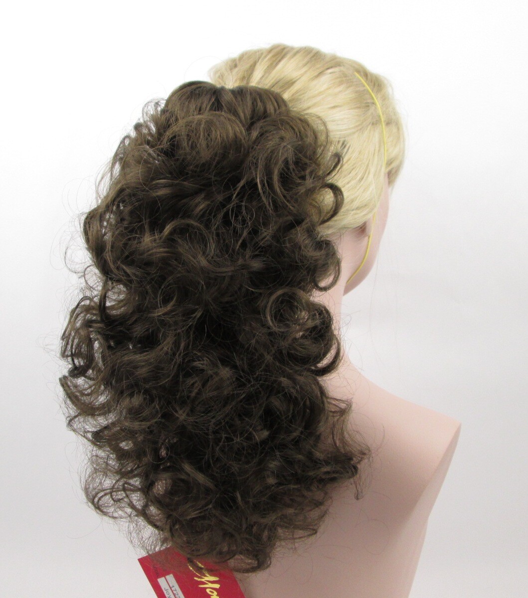 12″ LONG LOOSE NATURAL CURLS CURLY HAIR PONYTAIL HAIRPIECE BANANA CLIP JOY