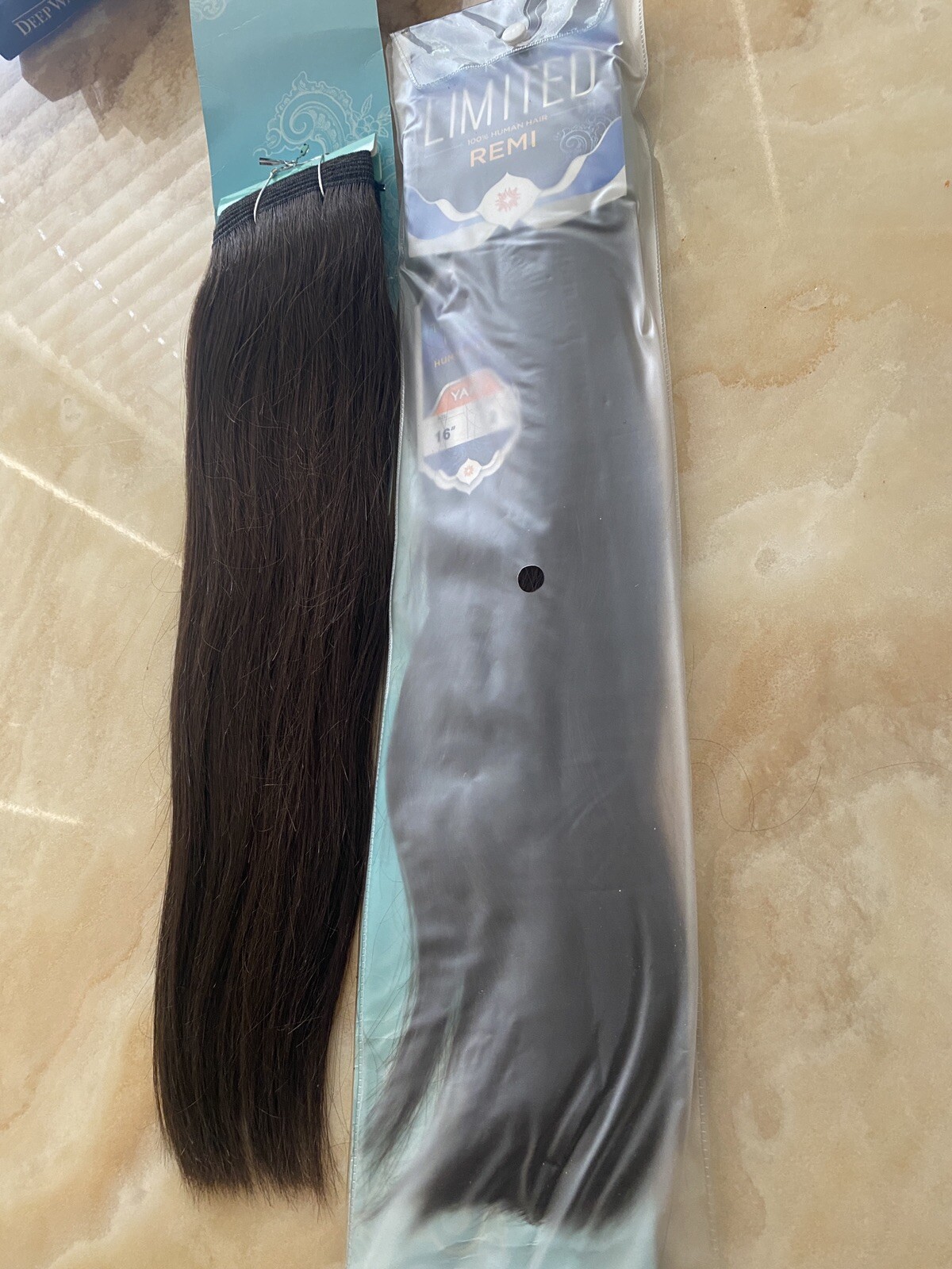 REMI PRIME LIMITED 100% HUMAN HAIR SOFT YAKY WEAVE-16 LOT 2 COLOR 2 TANGLE FREE