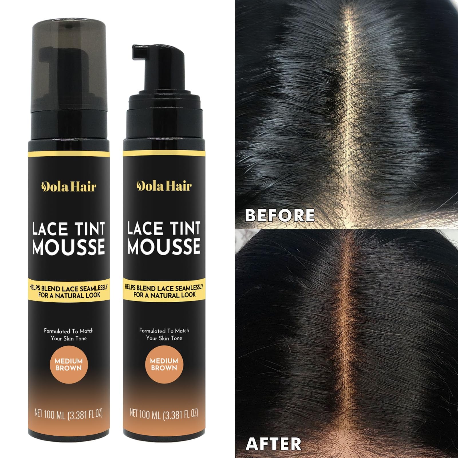 Lace Glue Kit – Complete Set with Lace Tint Mousse, Wig Installation & Meltin…