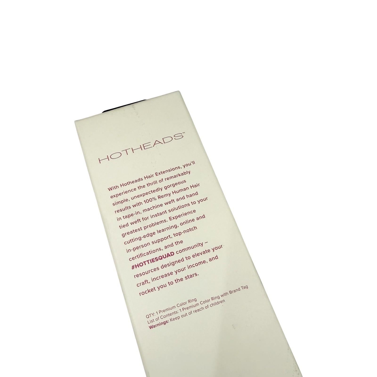 Hotheads Professional Swatch Ring Consultation Ring Hair Extensions NEW