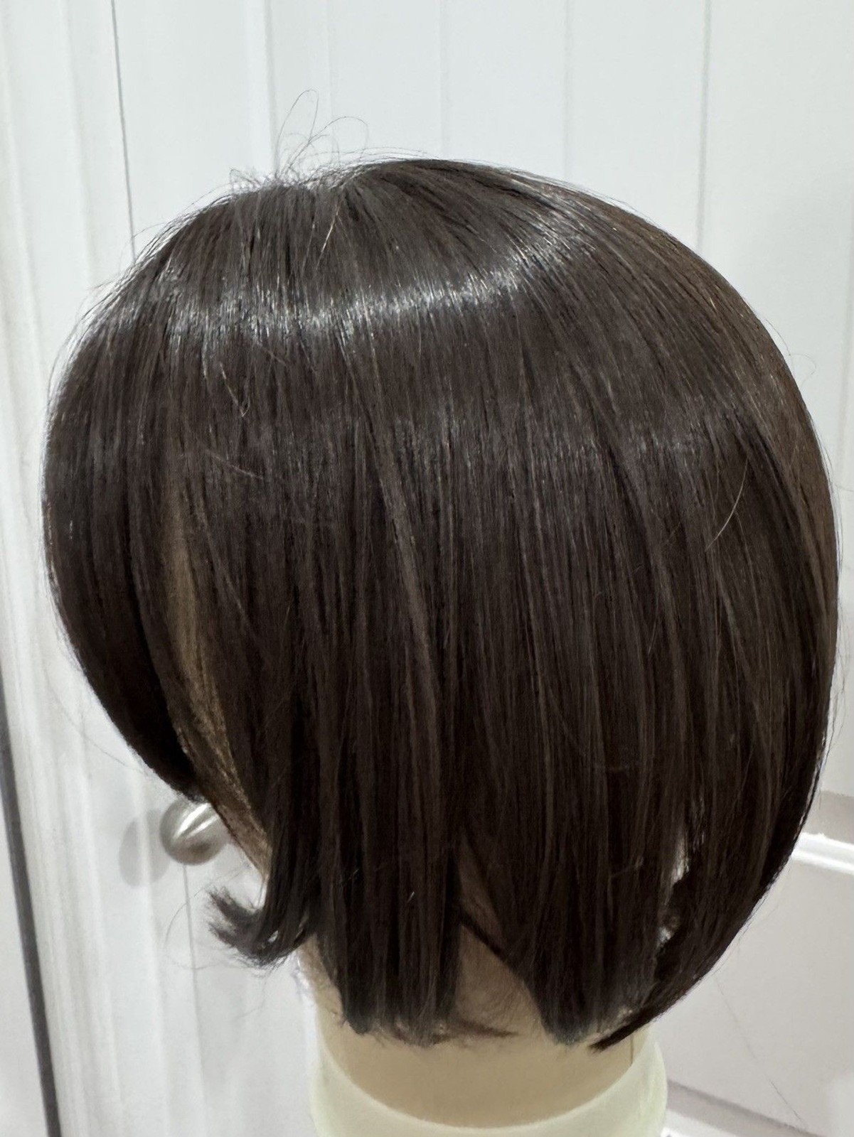 EUC Rene Of Paris Hair Topper – Easifringe 12” Fudgesicle / #6 dark brunette
