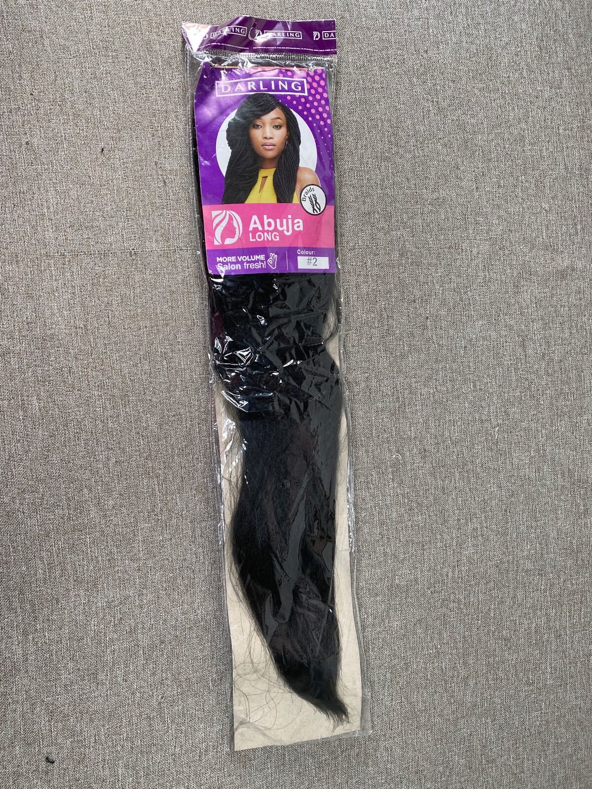 Darling Abuja Long Hair Braid Color #2 Japanese Fibre New Sealed