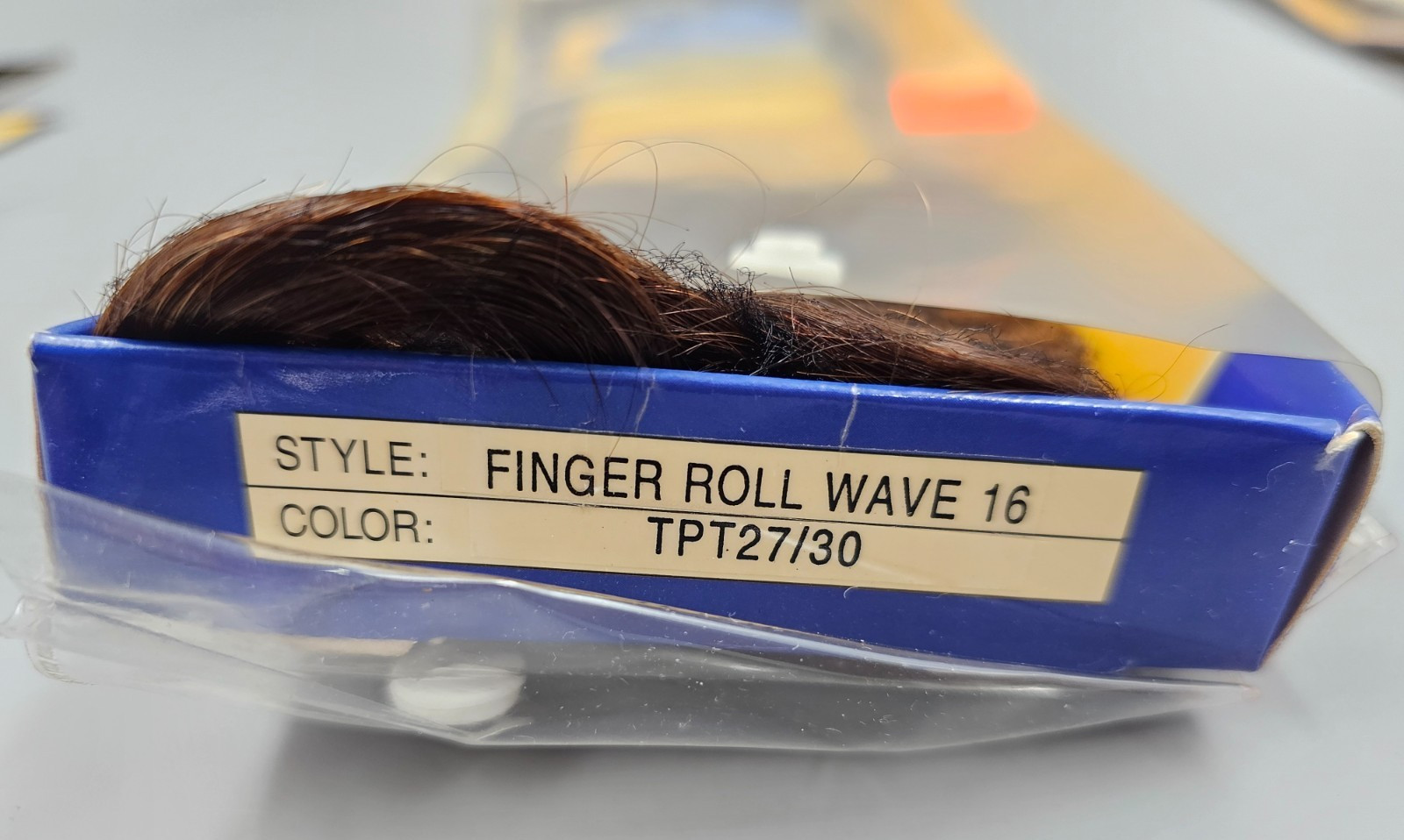 Milky Way 100% Human Hair 16″ Finger Roll Wave + FreeTress Synthetic Kelly Curl