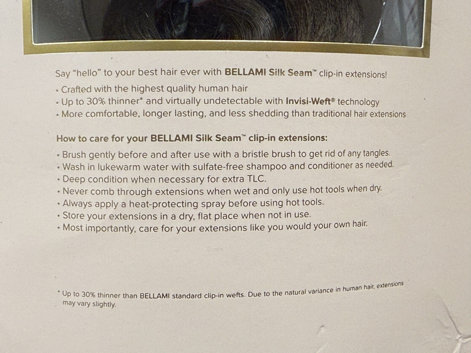 BELLAMI Silk Seam 16” Chocolate Brown Clip In Hair Extensions Remy Hair 140g