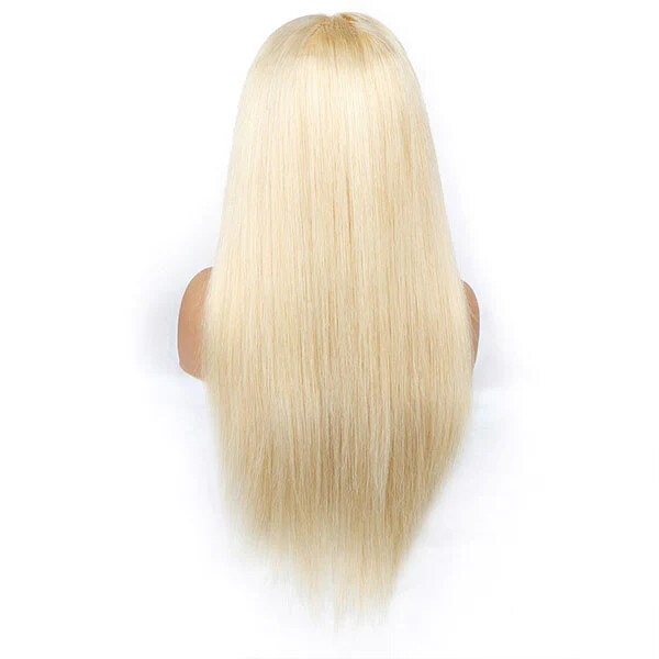 613 Blonde Wig Pre-Cut 13*4 lace wear and go blonde straight wig remy hair