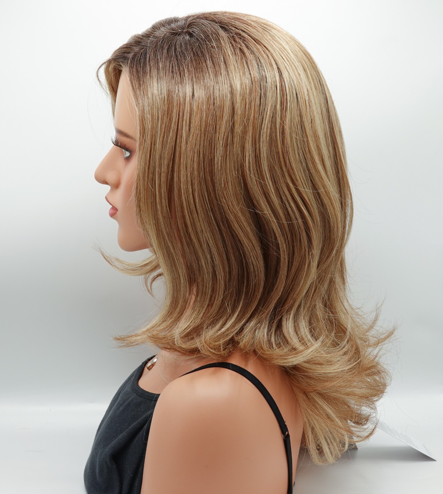 CURVE APPEAL Wig by RAQUEL WELCH, RL14/22SS Shaded Wheat CLEARANCE MonoPart+Lace