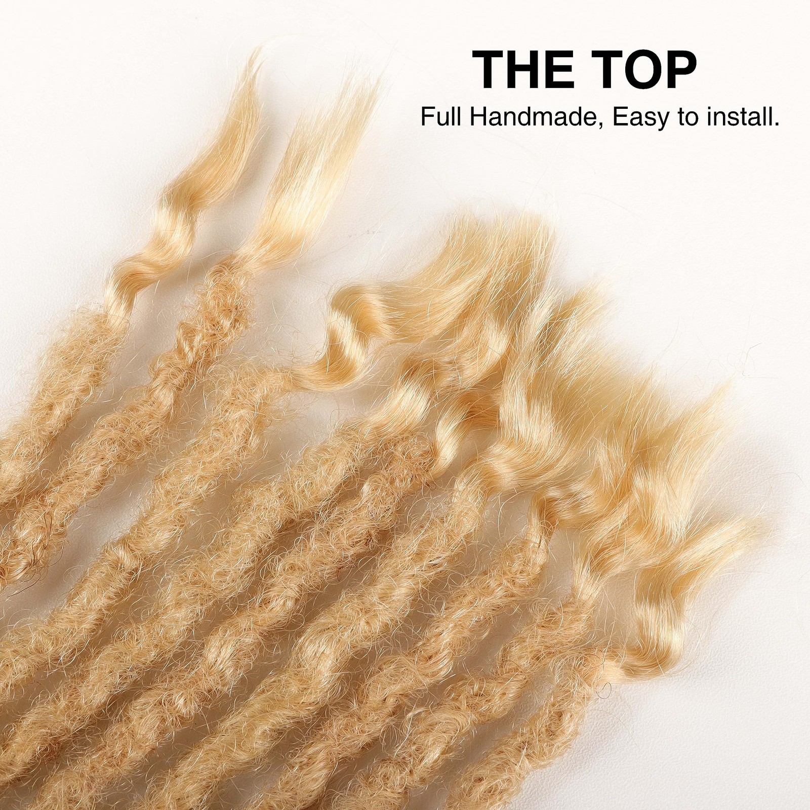 Orientfashion Curly End Human Hair Dreadlocks Extensions Goddess Locs Human