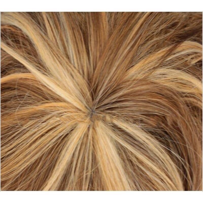 NEW Womens Golden Blond Heat Resistant Long Curly Wavy Full Volume Hair Wig USA