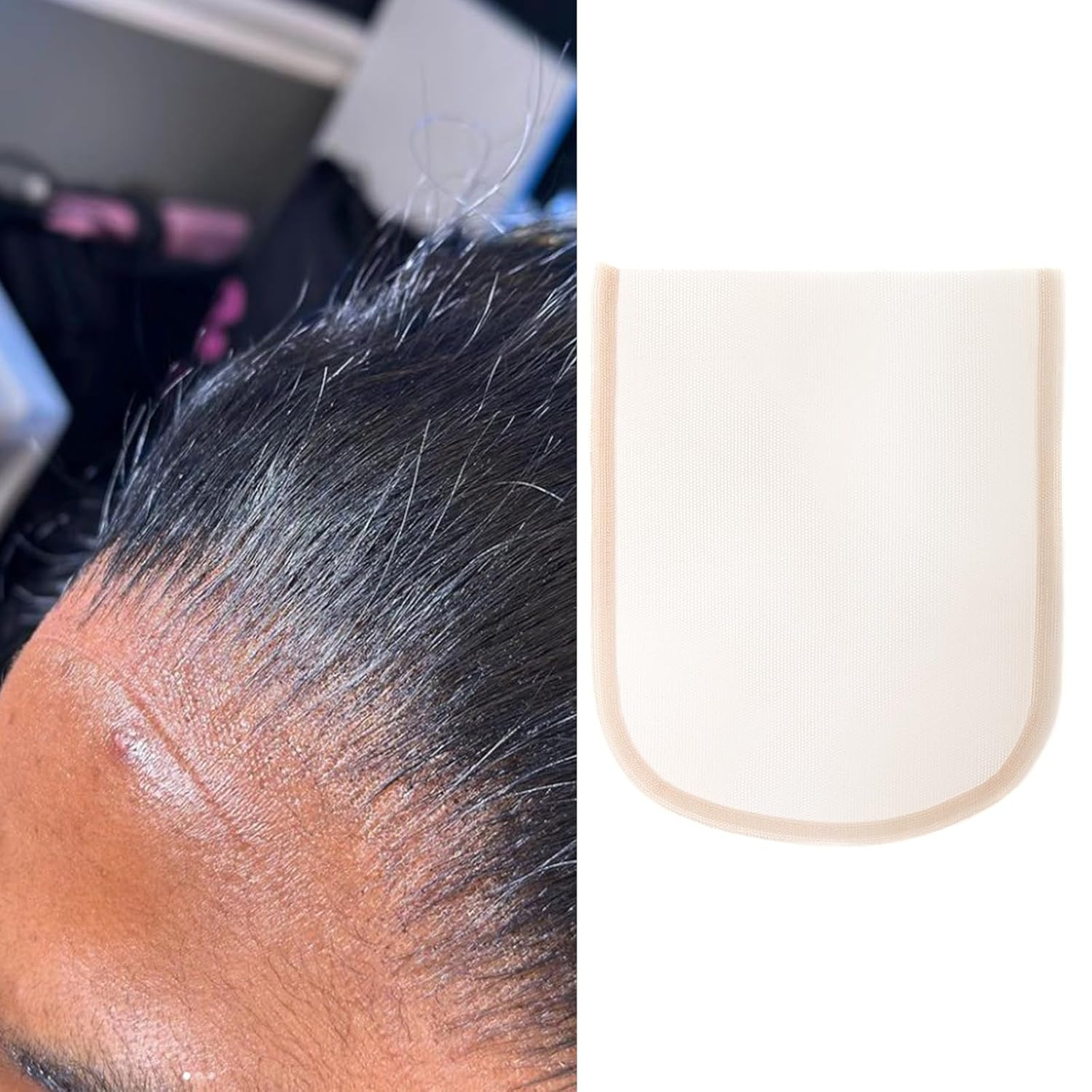 5×5 Skinlike Real HD Lace for Wig Making 1 Pieces, 0.1mm Ultra-thin Swiss Lace N
