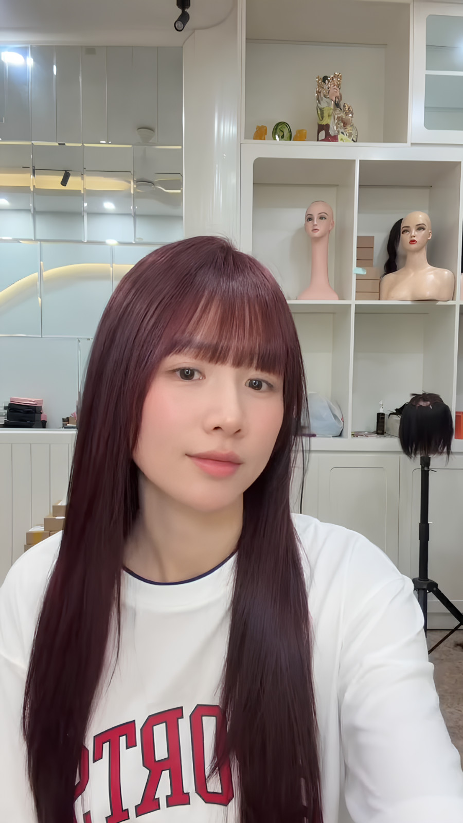 Human Hair Clip In Bangs, Hand Woven French Fringe, Natural Bangs Hairpiece