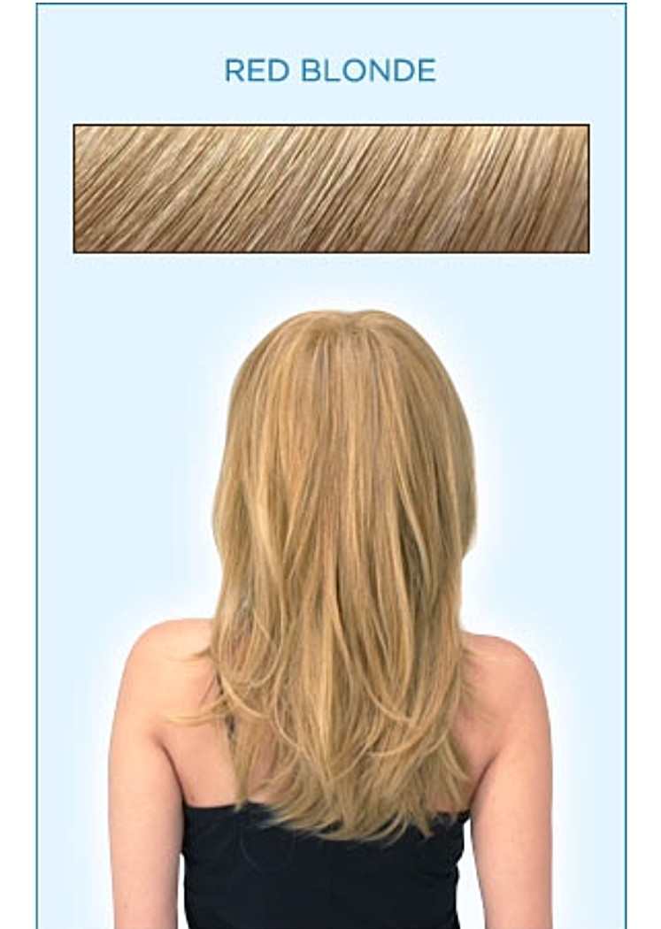 Secret Extensions Red Blonde #SE1600 Daisy Fuentes Hair Accessory Headband Blend