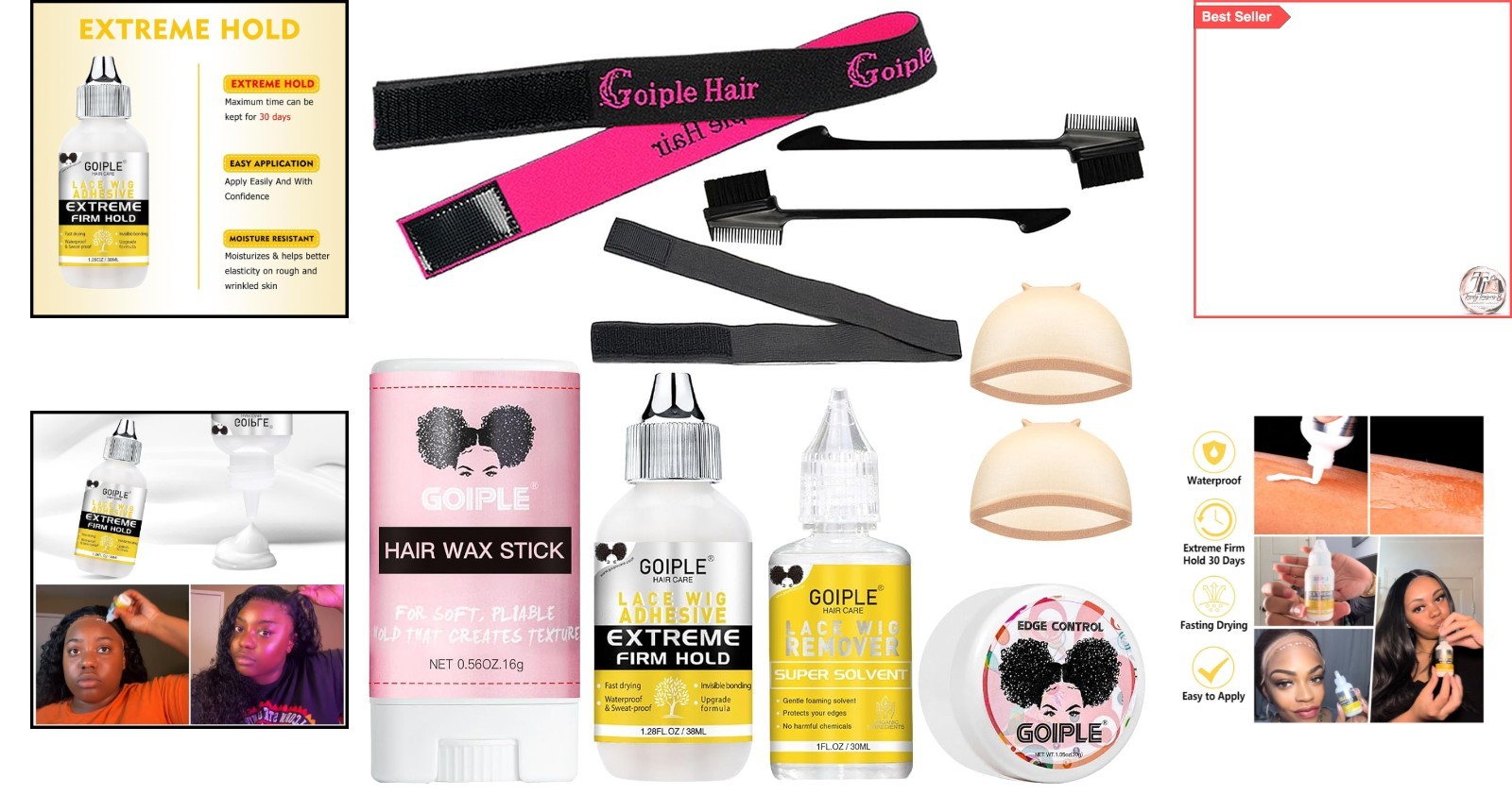 Ultimate Waterproof Wig Adhesive & Styling Kit
