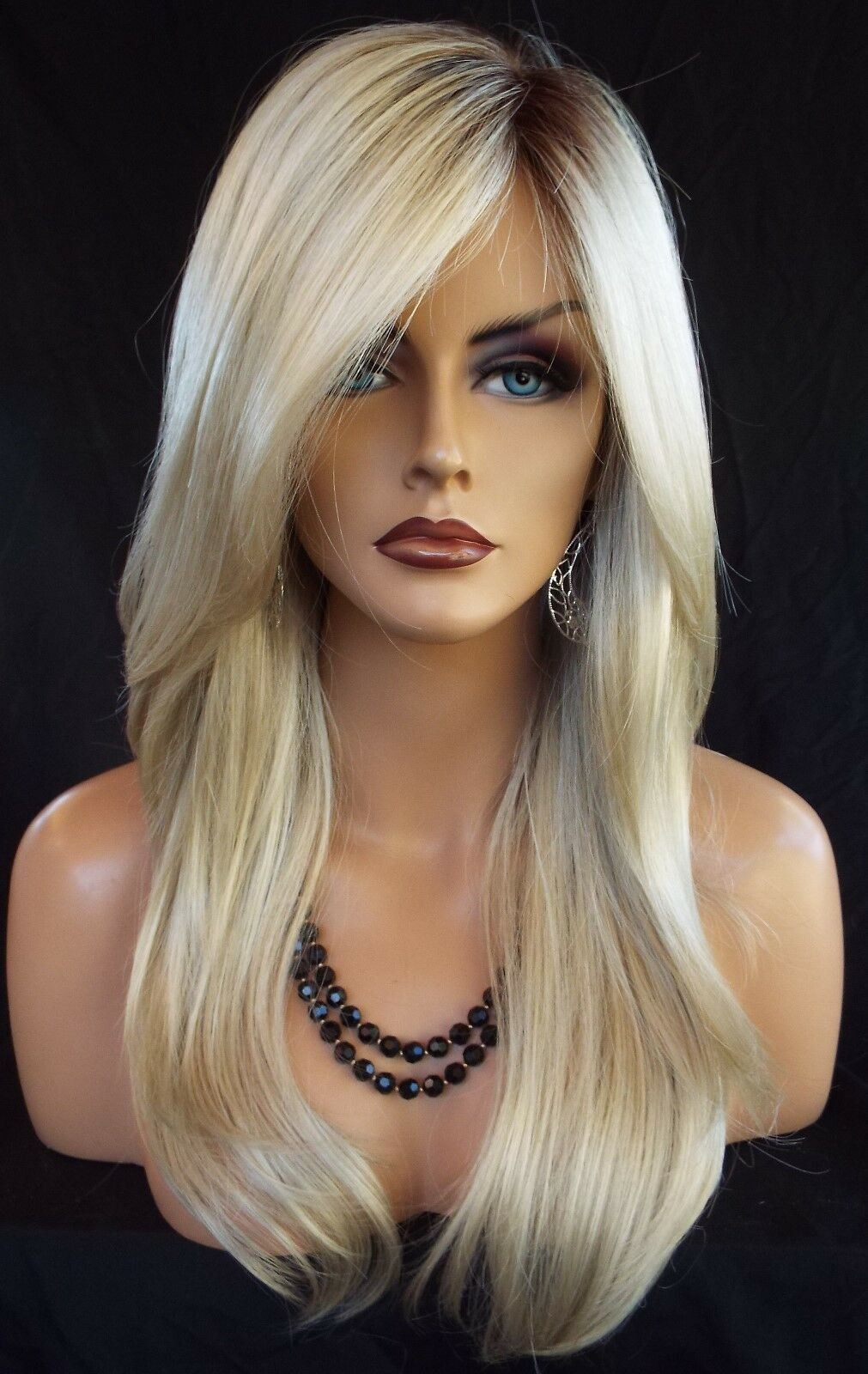 Angelica PM by Noriko Wigs (partial mono) Color CHAMPAGNE ROOTED New Cute Style