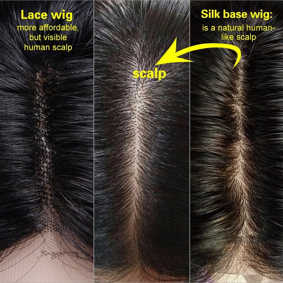 5″x5″ Silk Base Full Lace Human Hair Wig Loose Wave Hand Tied Silk Top Wig 26″
