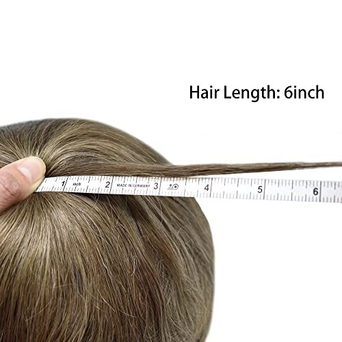 Full Poly Thin Skin Hair PieceMens Toupee Human Hair Systems Replacement System