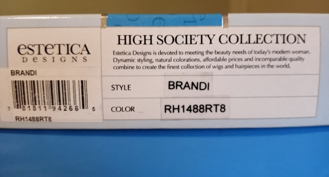 Estetica High Society Monofilament Dark Blonde wig Light Highlights RH1488RT (68