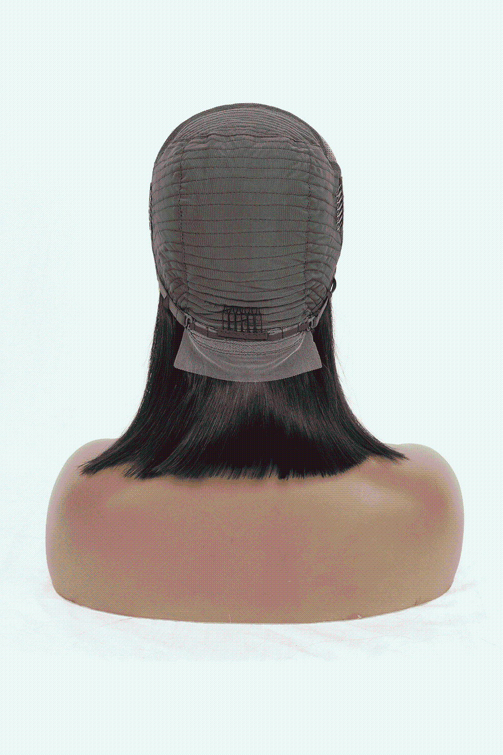 12″ 140g Lace Front Wigs Human Hair in Natural Color 150% Density