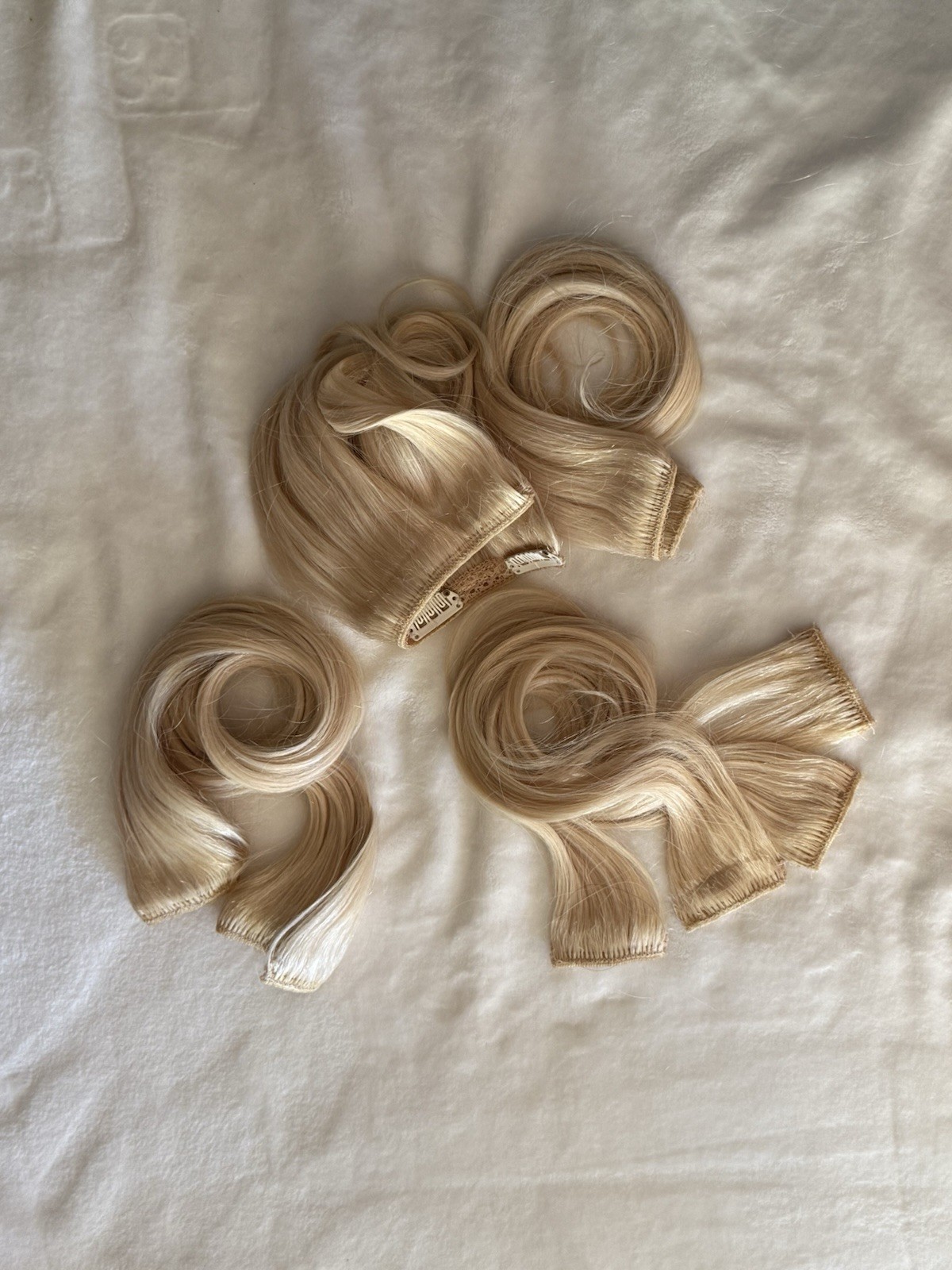 VP FASHION Human Hair Clip-In Hair Extension Blonde 16-18 inches