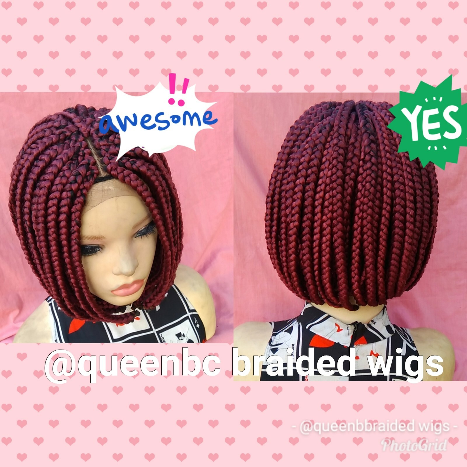 Handmade Custom Lemonade Braids Cornrows,PRE-ORDER ONLY.2-3WEEKS. Location USA