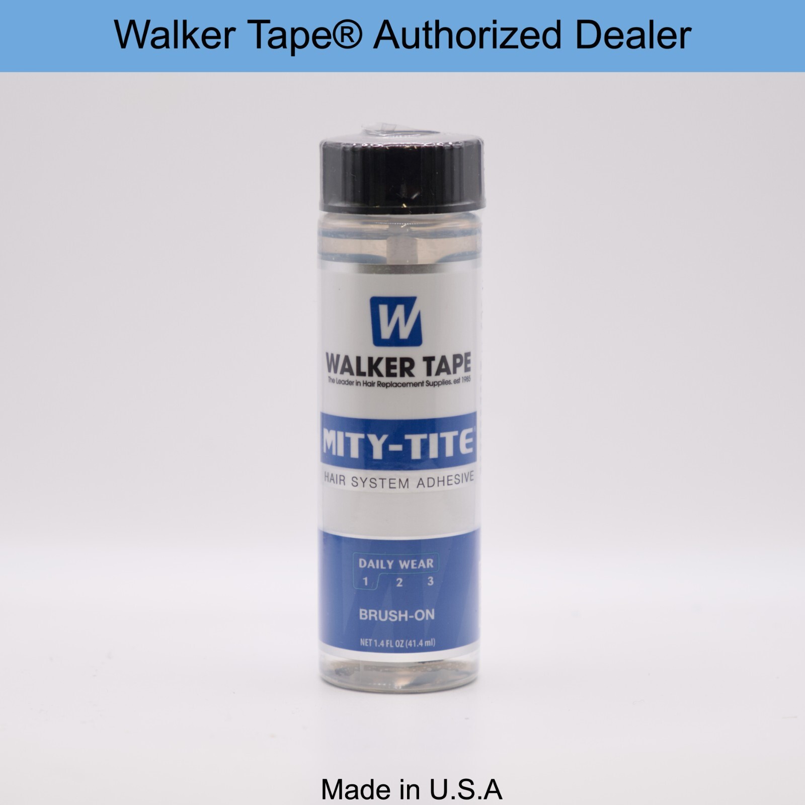 Walker Mity Tite Hair Adhesive, Brush On, Daily Wear Wigs& Toupee Glue Scalp