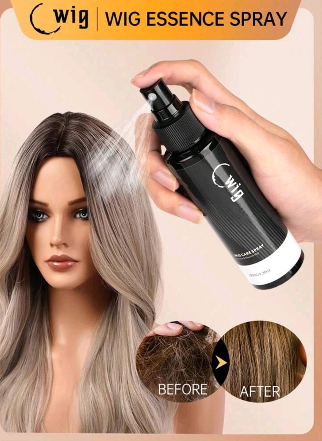Wig & Hair Care Set,Suitable For Daily & Long-Term Human Hair Wig Maintenance.