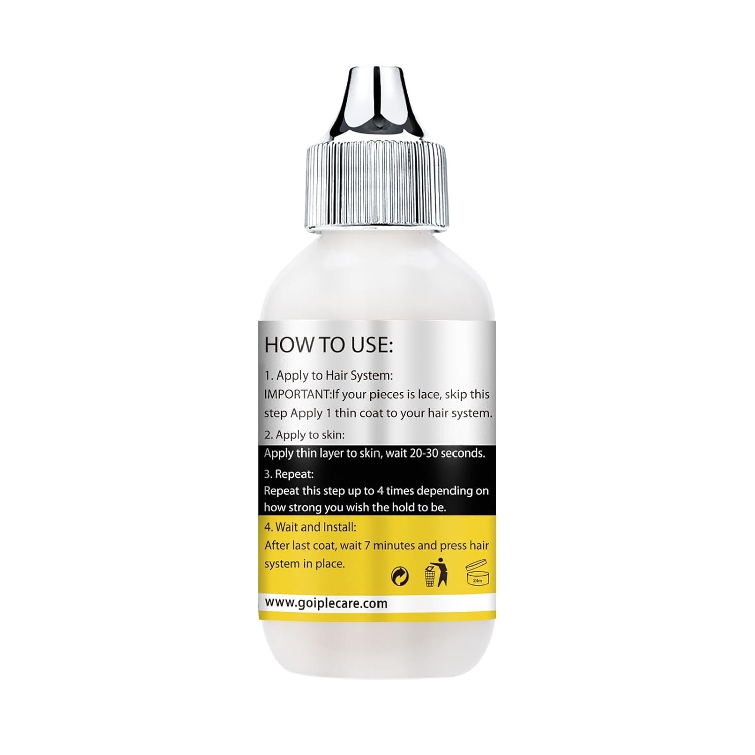 Strong Hold Wig Glue for Lace Front Wigs Waterproof Invisible Bonding 1.28 fl oz