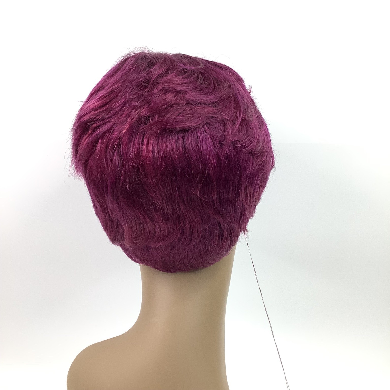 Outre DUBY WIG SASSY CUT 100% Human Hair Deep Violet Short Curly Pixie