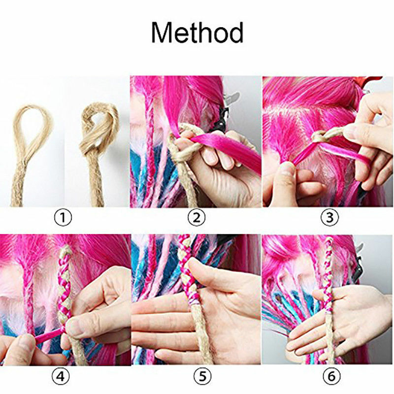Afro Reggae Faux Locs Crochet Braid Hair Extensions Long Dread Lock Dreadlocks