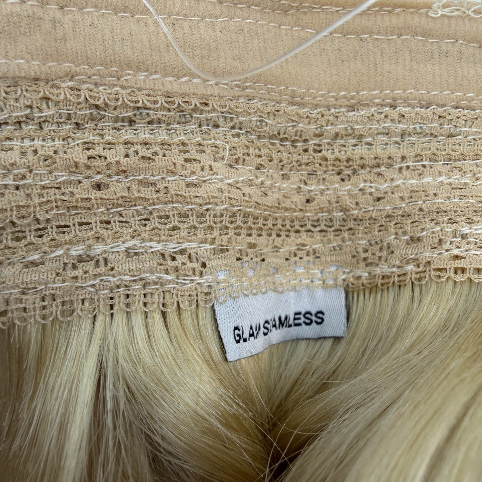 Glam Seamless 20″ Glam Band Halo Beach Blonde 613 New Remy Human Hair Extensions