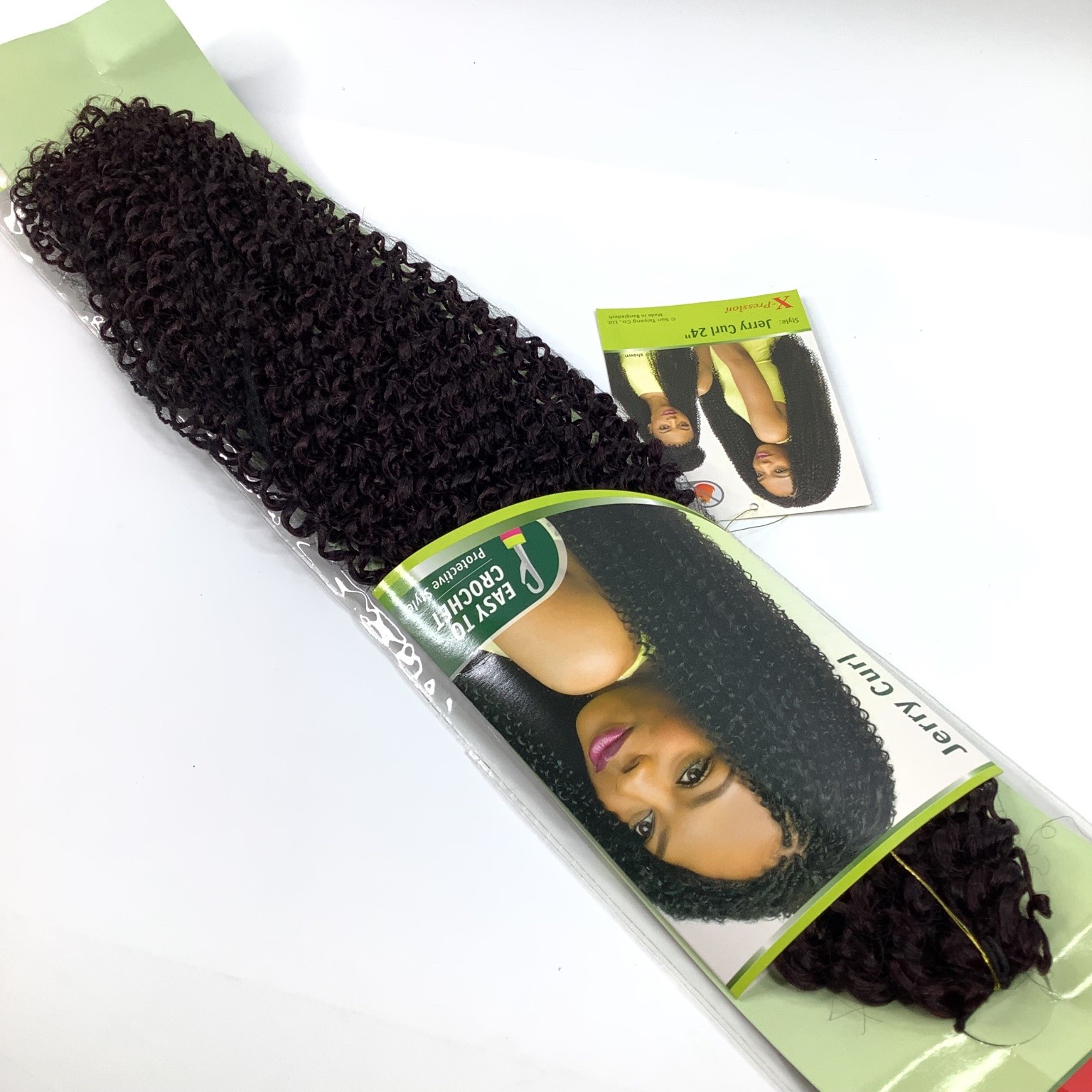 X-Pression Jerry Curl Hair Extensions 24″ Color 950 Crochet Braid