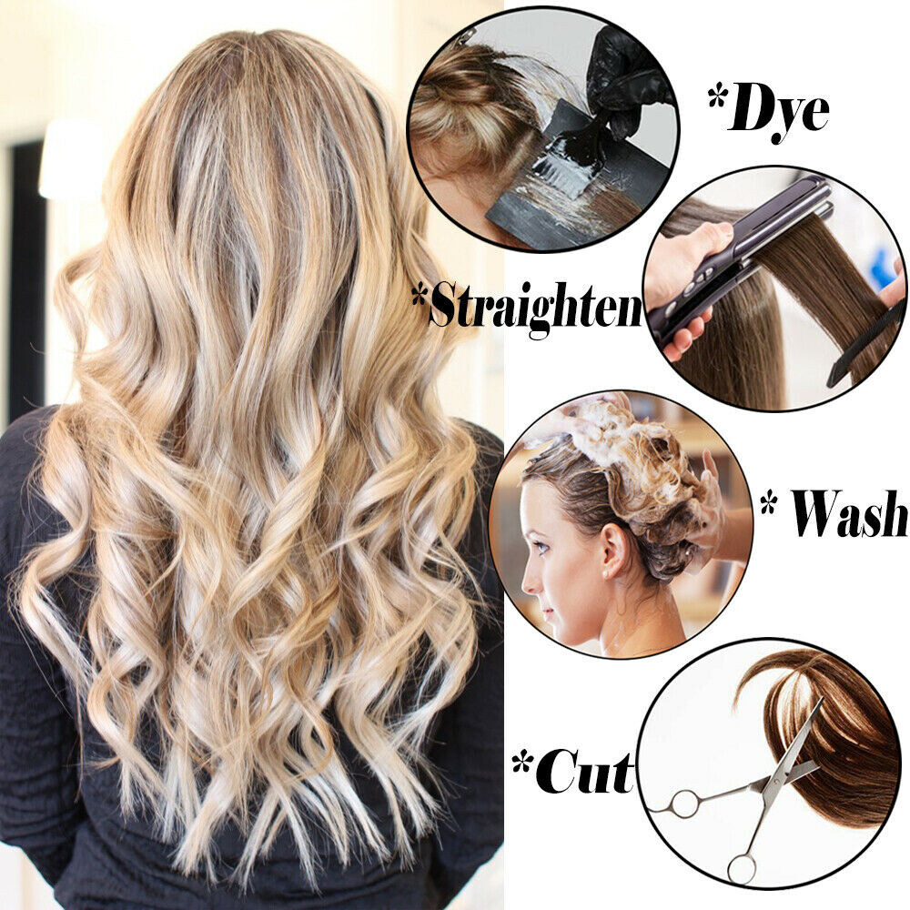 Sew in Wefts Hair Extensions 100% Real Human Hair Double Weft Bundles 16-30inch