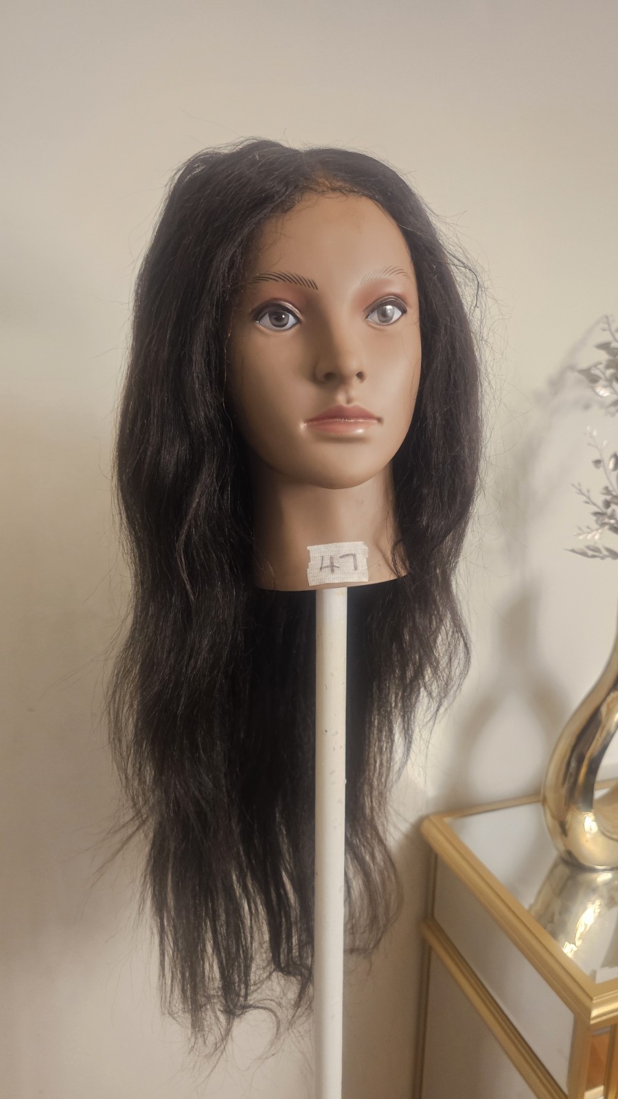 High Quality regular Top 26 to 28″ straight 100% Virgin Human Hair Lace Wig