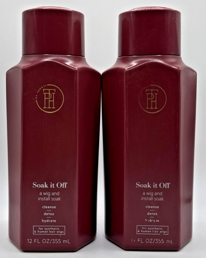 2x TPH by TARAJI Soak It Off Wig & Install Soak – Cleanse, Detox & Hydrate Wigs