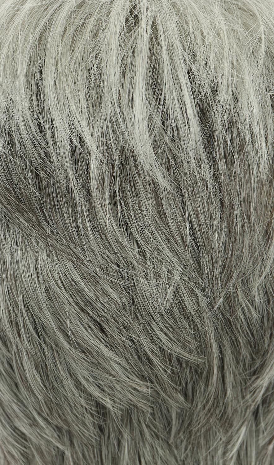 Old Man Grandpa Short Grey and White Wig with Moustache Natural Looking Daily…