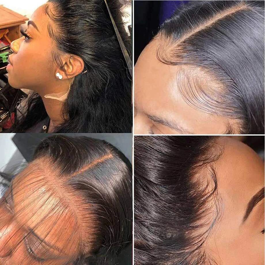 Silk Top Full Lace Human Hair Wig Body Wave Pre Plucked Silk Base Full Lace Wig