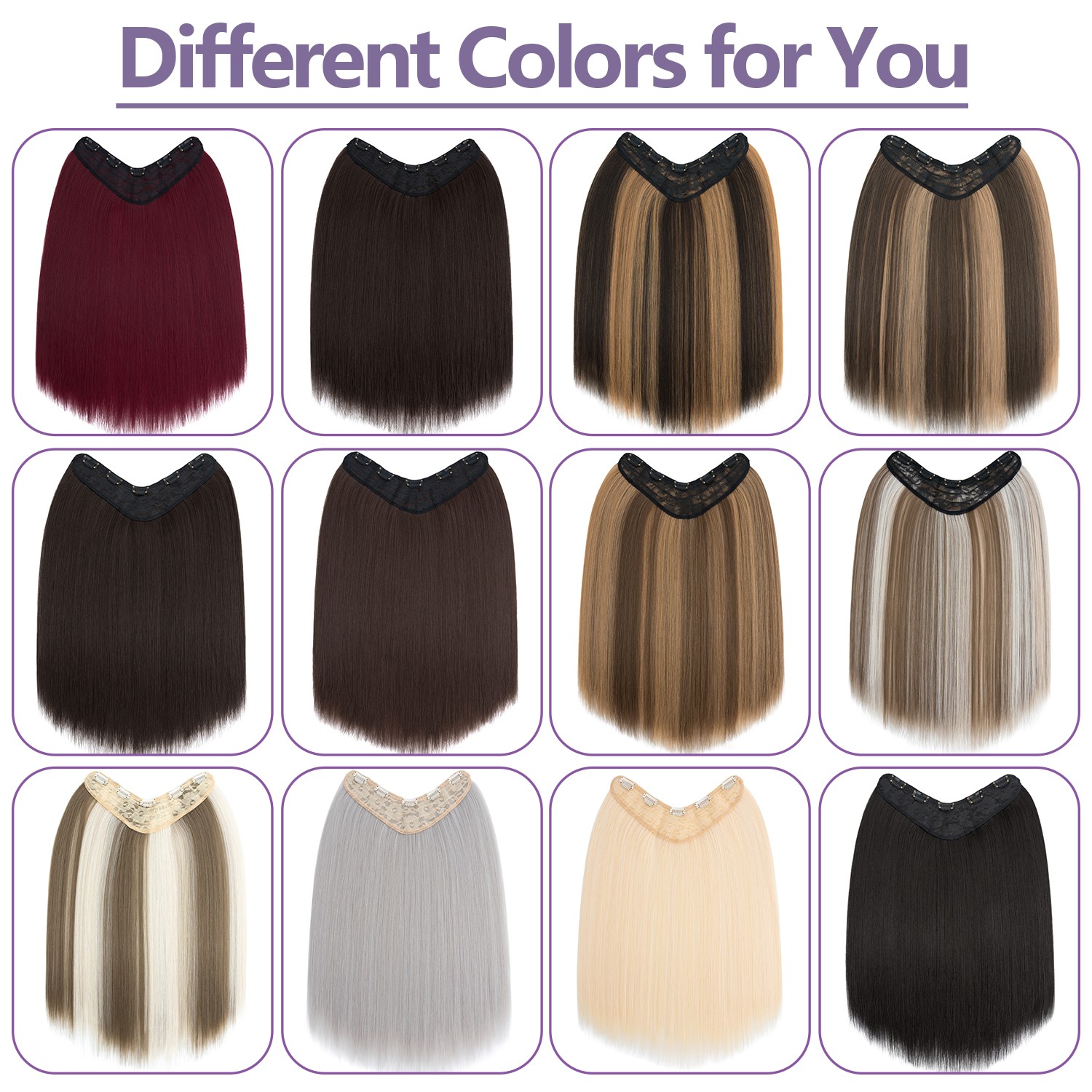 1PCS THICK 100% Real Natural Clip in AS Human Hair Extensions Full Head Straight