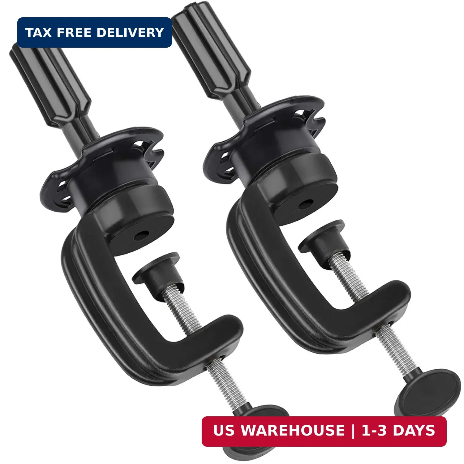 Teenitor Wig Mannequin Head Stand, 2 Pack Cosmetology Manikin Stand Mannequin He