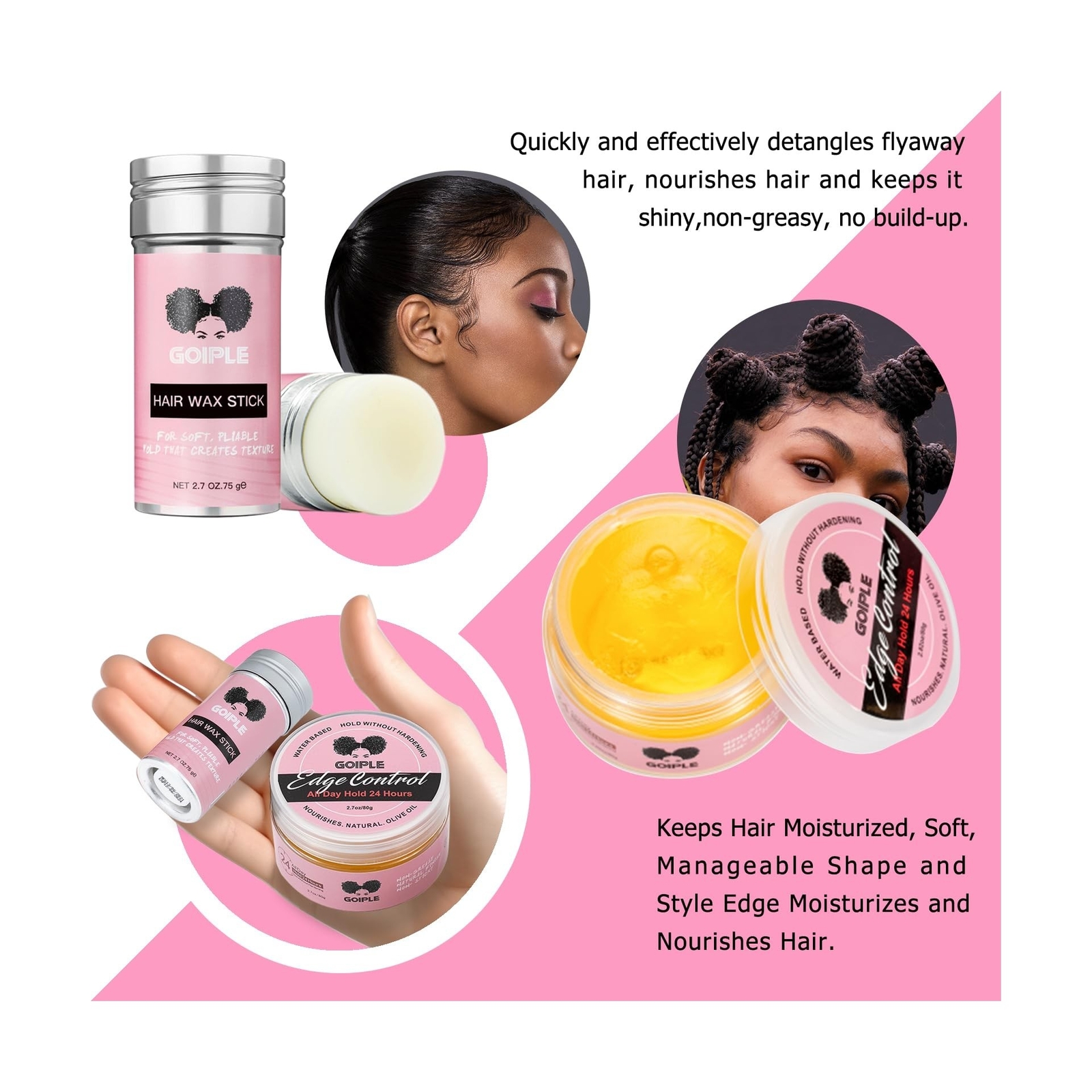 Wig Glue for Lace Front Wigs Lace Glue for Wig, Strong Hold Lace Glue for Lac…