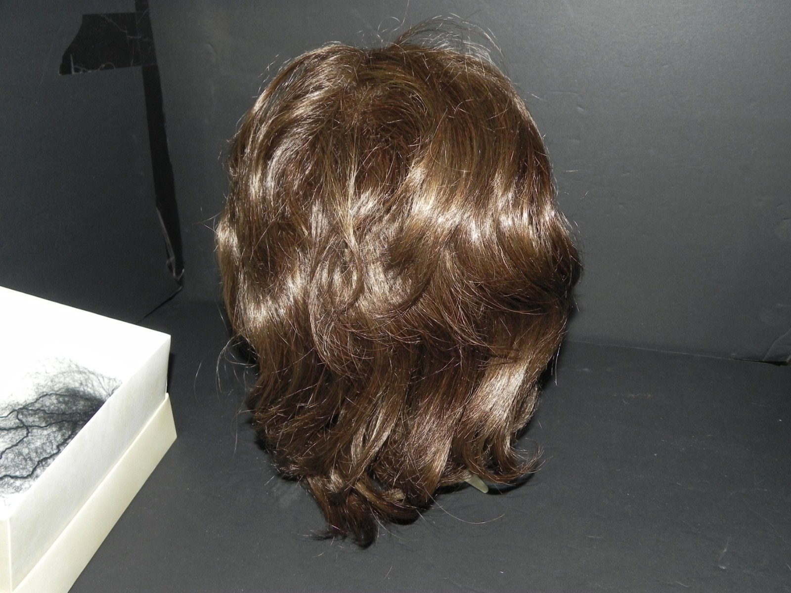 Revlon Caramelized Brown Short Front Medium back Length Wavey Wig – Rooted