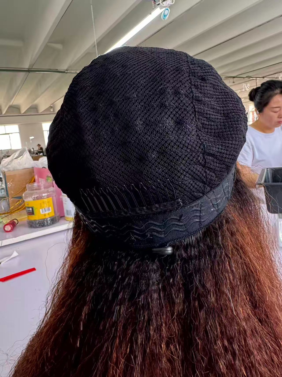 6*9 22in 180% straight hd ombre color wig 180% density 100% Human Hair