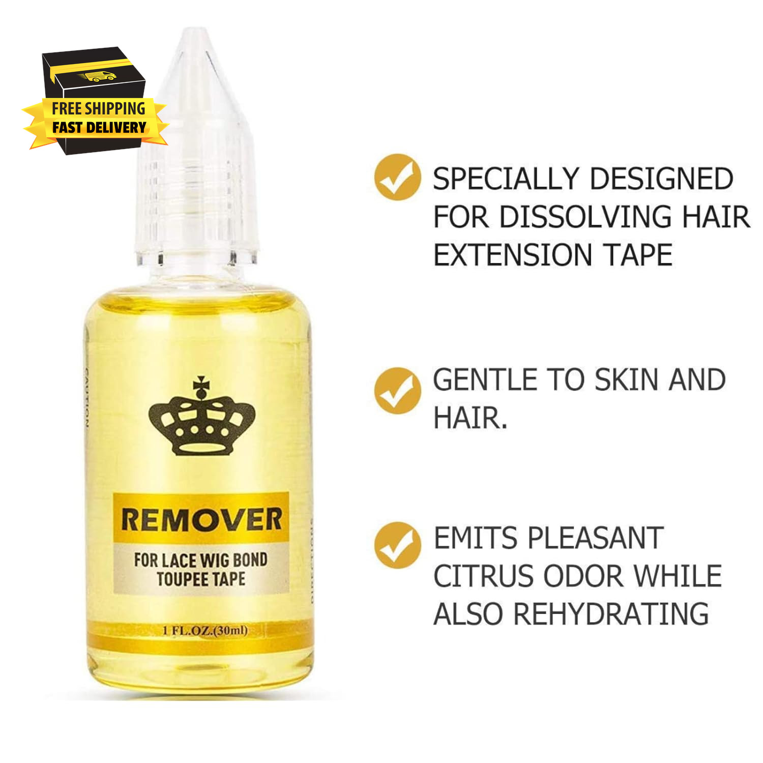 Tape in Extension Remover for Hair Extension Hair Glue Remover Tape Gentle & Eff