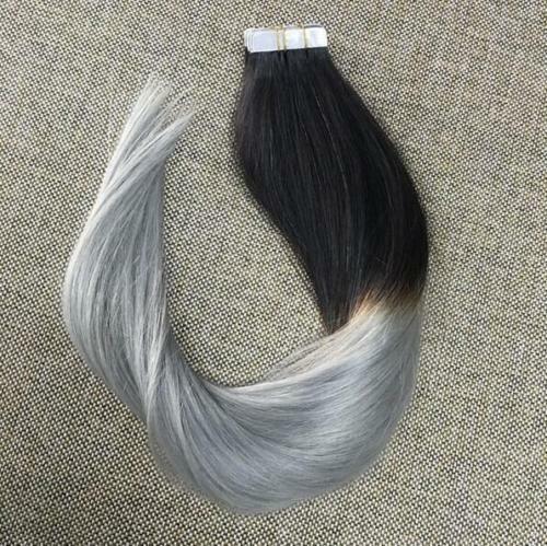 Tape in Hair Extensions 100% Remy Real Human Hair Seamless Skin Wefts Balayage