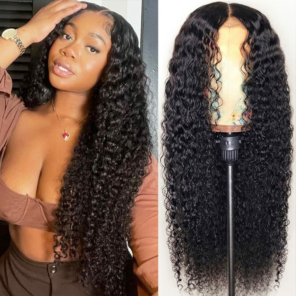 USA Hair Curly Front Wig Women Brazilian Long Curly Wavy Hair Wigs Women Costume
