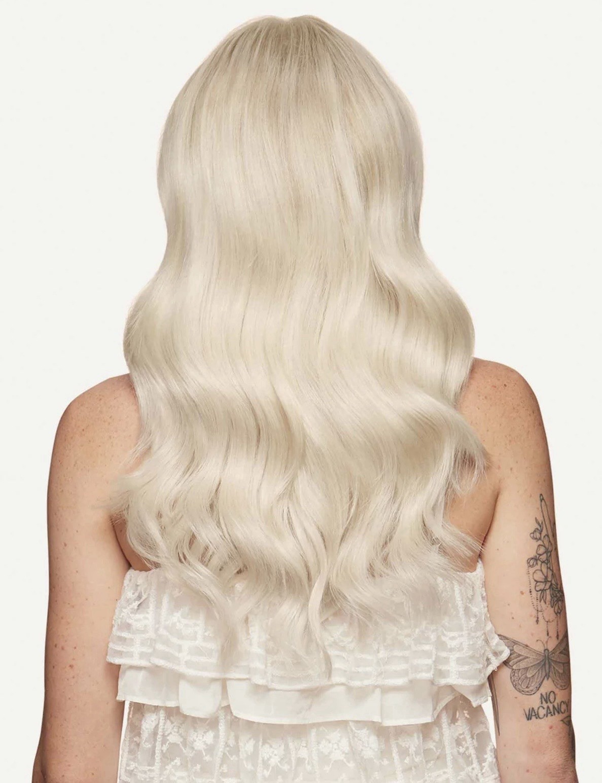 Luxy 16” Platinum Blonde Halo Hair Extensions (140g)